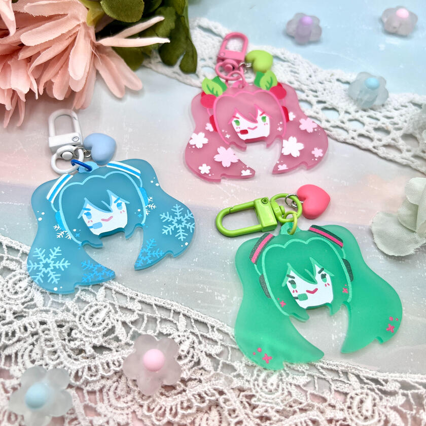 Frosted Miku Charms