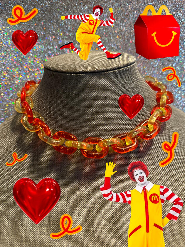Ronald Inspired Chain Choker